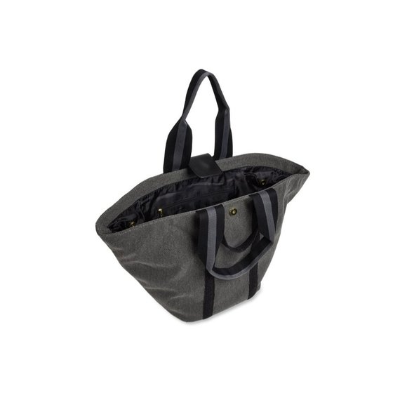 NWT No Boundaries Women's Beach Pool Summer Tulip Spacious Tote Bag Gray Black - Picture 4 of 4